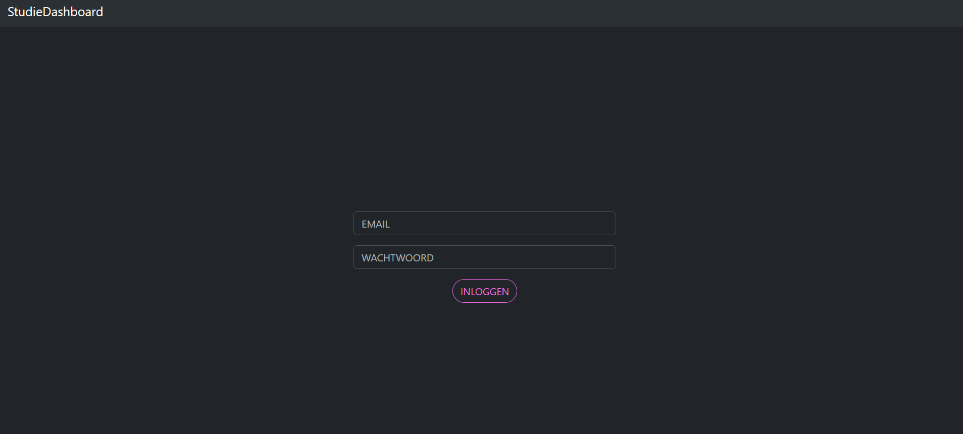 screenshot of a study dashboard